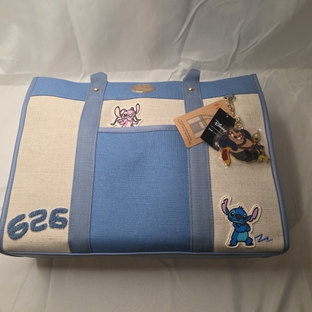 Boxlunch Disney Stitch 626 Alien Cousins Canvas Tote Bag  Exclusive NWT